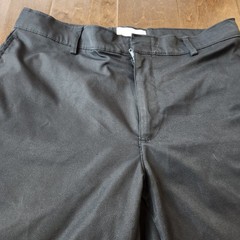 Dennis Boys 14 Husky Black Uniform Shorts Flat Front School Dress