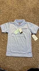 Lot of 3 Ibiley NSU University School Uniform Polo Shirts Youth Size 6/7 Blue NW