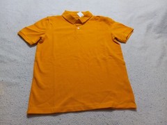 NWT Lot 3 Sun Flare Gold Large 10-12 Old Navy Built-In Flex Pique Uniform Polo