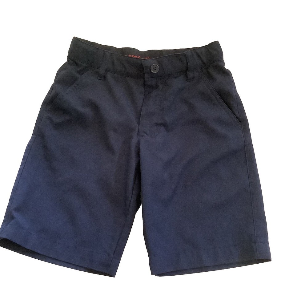Size 10 French Toast Comfort Stretch Boy Kids Uniform Shorts Blue Color Preowned