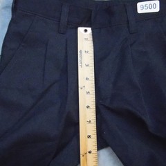 A+School Apparel Shorts Boy 8 Regular Navy Blue Pleated Adjustable Waist Uniform