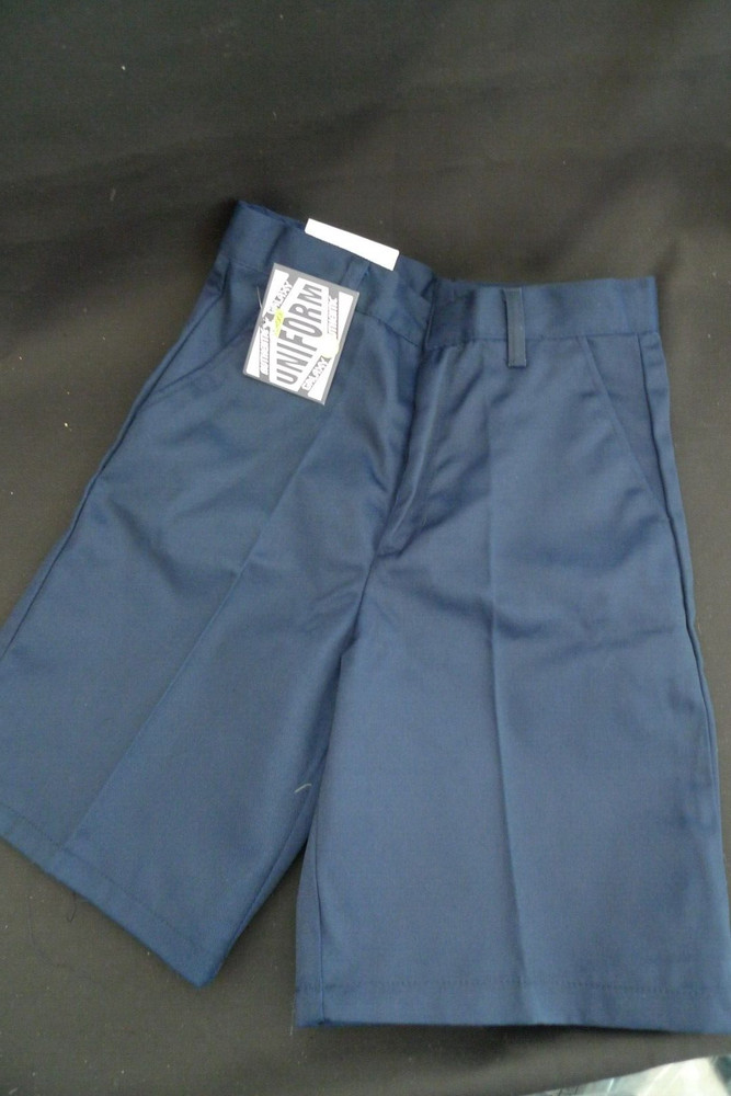 AUTHENTIC GALAXY SCHOOL UNIFORM SHORTS NAVY BLUE ADJUSTABLE SIZE 10 NEW W/ TAGS