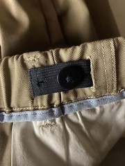 Lands End Uniform Pants Boy Plus 20 Pull On Khaki Pleated School wear Oeko-Tex