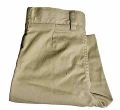 French Toast Youth Boys Performance Uniform Shorts Khaki Sz 8 W24” X 7”L(133.F)