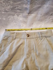 OLD NAVY Youth Boys Size 12 Khaki/Beige Cargo Shorts Adjustable Waist NWT *Spots