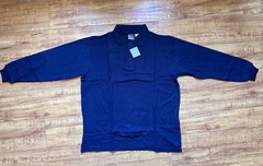 NEW Universal School Uniform Boys Navy Long Sleeve Polo Shirt Size 18 Husky