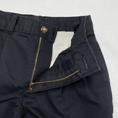 George Boys Uniform Pants sz 7 Black Pleated Adjustable Waist Dark Academia