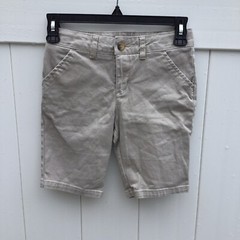 French Toast Boys Uniform Shorts Size 10 Khaki Adjustable Waist Flat Front