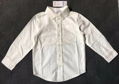 GYMBOREE NWT Back to School Uniform White Oxford Dress Shirt size XS 3-4 years