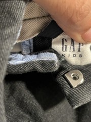 Gap kids gray stretch waist uniform pants size 10