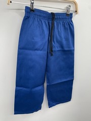6 oz. Lightweight Student Uniform Gi Pants Kids Size 00 Blue Martial Arts NWOT