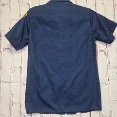 Boy Scouts of America Youth Large Navy Blue Uniform Shirt Patches 84093 USA Made