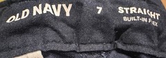 Old Navy Uniform Pants; Cat and Jack Uniform Shorts: Lot of 2; Size 7; Blue