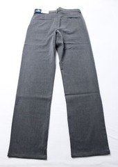Dennis Boy’s Slim Crease Proof Flat Front Pants EJ2 Vintage Grey Size 16 NWT