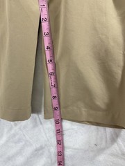 Nautica School Uniform Shorts Boys 12 Beige Elastic Waist Drawstring Stretch