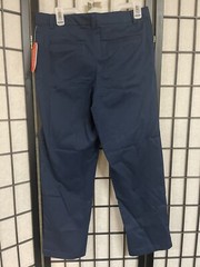 Lot Of 2 Flat Front Twill Pant School Uniforms 14 Husky Blue New SKU A44