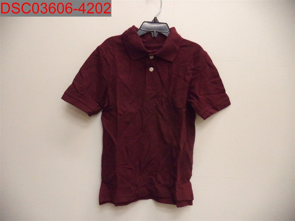 The Children’s Place Boys Redwood Uniform Pique Polo, Size S 5/6 191755916354