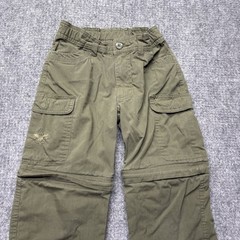 Boy Scouts Of America Cargo Pants Youth 8 Green Switchback Convertible Unhemmed