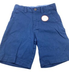School Uniform Shorts Size 10 Boys Blue Adjustable Waist Stretch Pockets