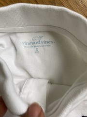 Vineyard Vines Kid Boys Solid White Shirt Stretch Pique Long Sleeve Polo 8-10