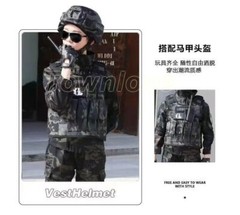 New Children’s Special Forces Combat Uniform, New Camouflage Training Suits