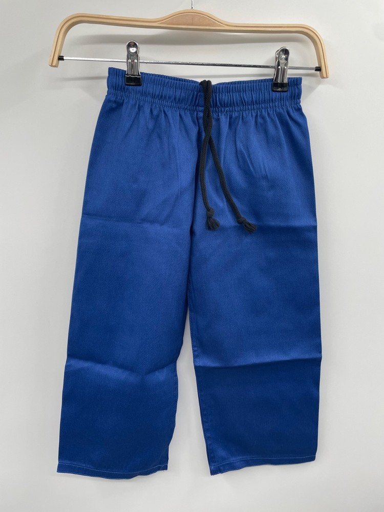 6 oz. Lightweight Student Uniform Gi Pants Kids Size 00 Blue Martial Arts NWOT