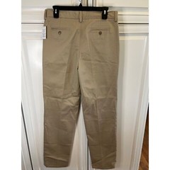Lands’ End Boys Khaki Pants Size 20 Adjustable Waist NWT School Uniform