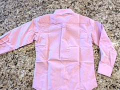 Classberry Kids Uniform long sleeve button up shirt Pink size 6