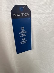 NWT Nautica School Uniform Performance White Polo, Big Boy’s XL 18/20 New