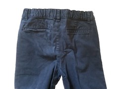 Place Set Of 2 School Uniform Pants Size 12 Boys Adjustable Waist Blue