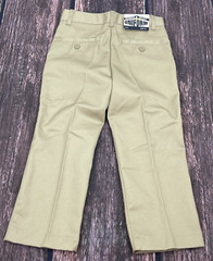 Galaxy Beige Khaki School Uniform / Casual Dress Pants Boys Sz 4 NWT