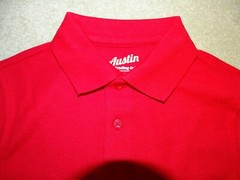 Austin Trading Co. Boys School Uniform Red Polo Shirt-Smoke/Pet-free-XS 6/7-NWT