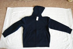 NEW Boy Size 8 GAP School Uniform Hoodie Navy Zipper