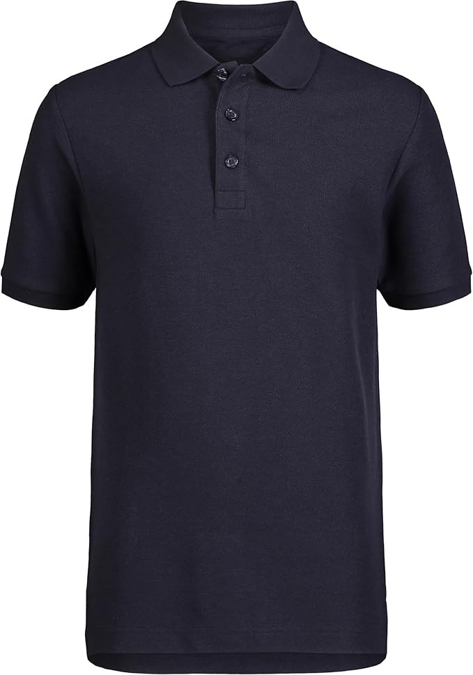 IZOD (size 18-20) Boys School Navy Blue Uniform Short Sleeve Polo Shirt