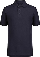IZOD (size 18-20) Boys School Navy Blue Uniform Short Sleeve Polo Shirt