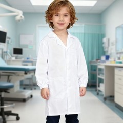 Kids Halloween Lab Coat Scientist for Child’s Science Doctor Outfit