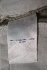 LANDS END Khaki School Uniform Plain Front Chino Pants Boys 12 INSEAM 28″ NEW