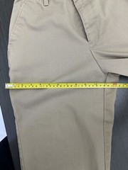 Authentic Galaxy School Uniform Pants Boys’ Beige Flat Front Size 10
