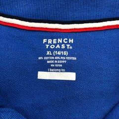 French Toast Boys XL (14/16) Blue Polo Shirt BUNDLE 3 Pc School Uniform