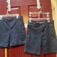 Lot Of 2 Boys Size 10-12 . Navy Blue School Uniform Shorts.