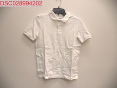 Old Navy Boys Bright White School Uniform Pique Polo Shirt L 10/12 167170811079