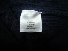 St Johns Bay Boys Size M Navy Blue Long Sleeve Dressy Crew Cable Neck Sweater