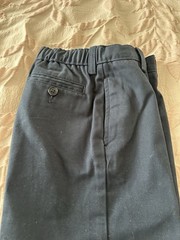 Lands’ End Boys Navy School Uniform Sweater & Pants Set S 6-7 7S