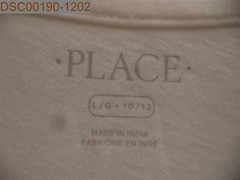 The Children’s Place Boy’s Uniform Polo, White, L(10/12), 193511083997, 16″ Bust
