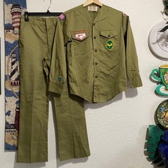 Vtg Boy Scouts of America BSA Uniform Set Shirt Pants Baltimore Maryland