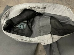 EUC Lot of 2 Boys Calvin Klein, Cat & Jack Size 10 Khaki, Gre Shorts