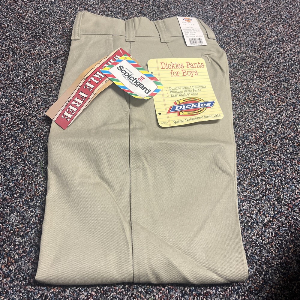 NWT Dickies VTG Boys Size 12 Slim School Uniform Pant