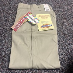 NWT Dickies VTG Boys Size 12 Slim School Uniform Pant