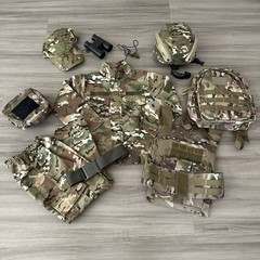 Tactical Military Uniform Boys Sz 130 MEDIUM Shirt Pants Suit Vest Backpack Set