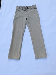 French Toast BOYS 7 School Uniform Chinos pants Adjustable Waist Khaki